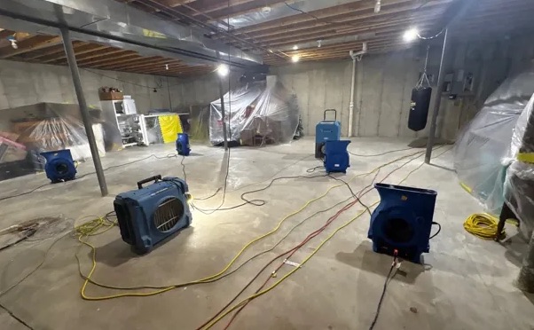 Basement Water Extraction in Scandia, MN