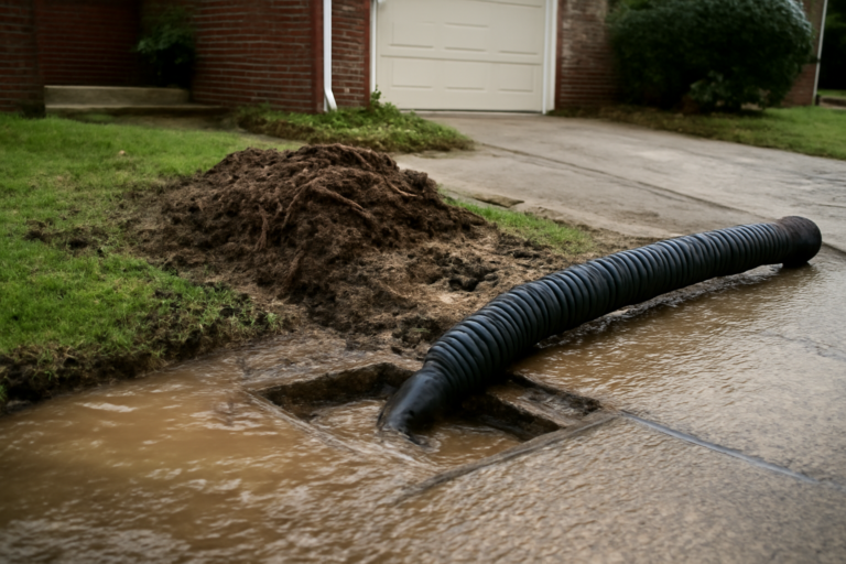 Clogged Drain Water Removal