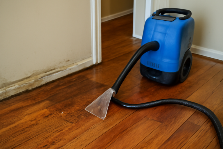 Hardwood Floor Water Extraction