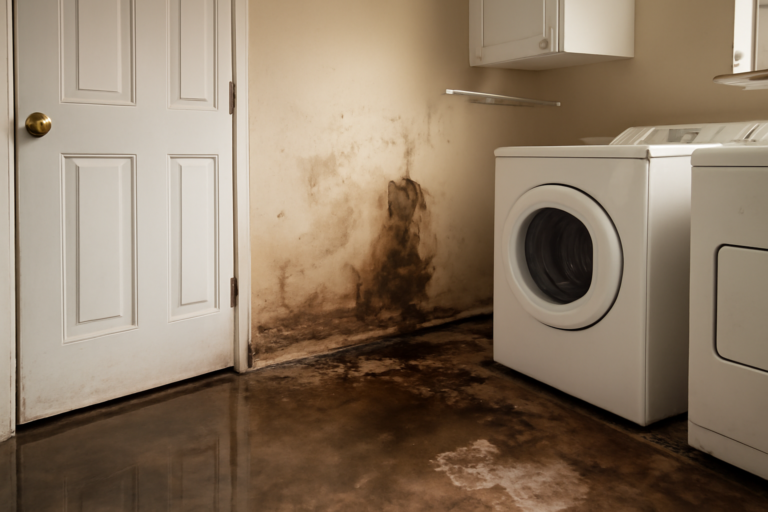 Laundry Room Water Damage Restoration
