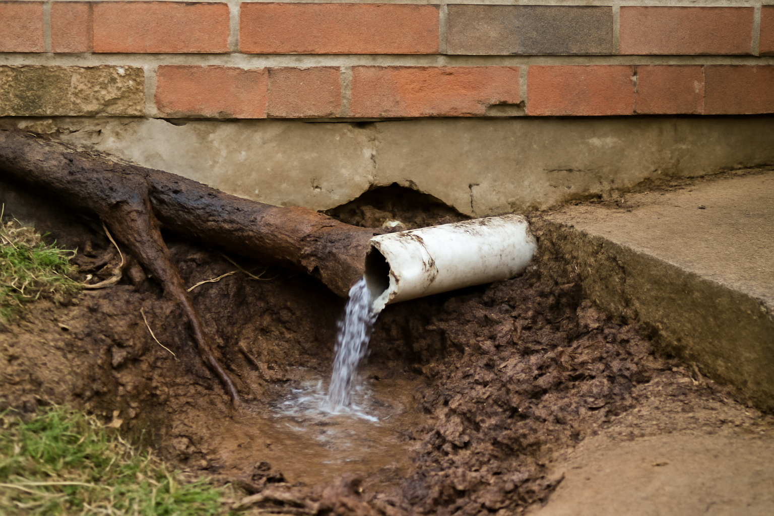 Tree Root Pipe Damage Water Removal in Lakeville, MN